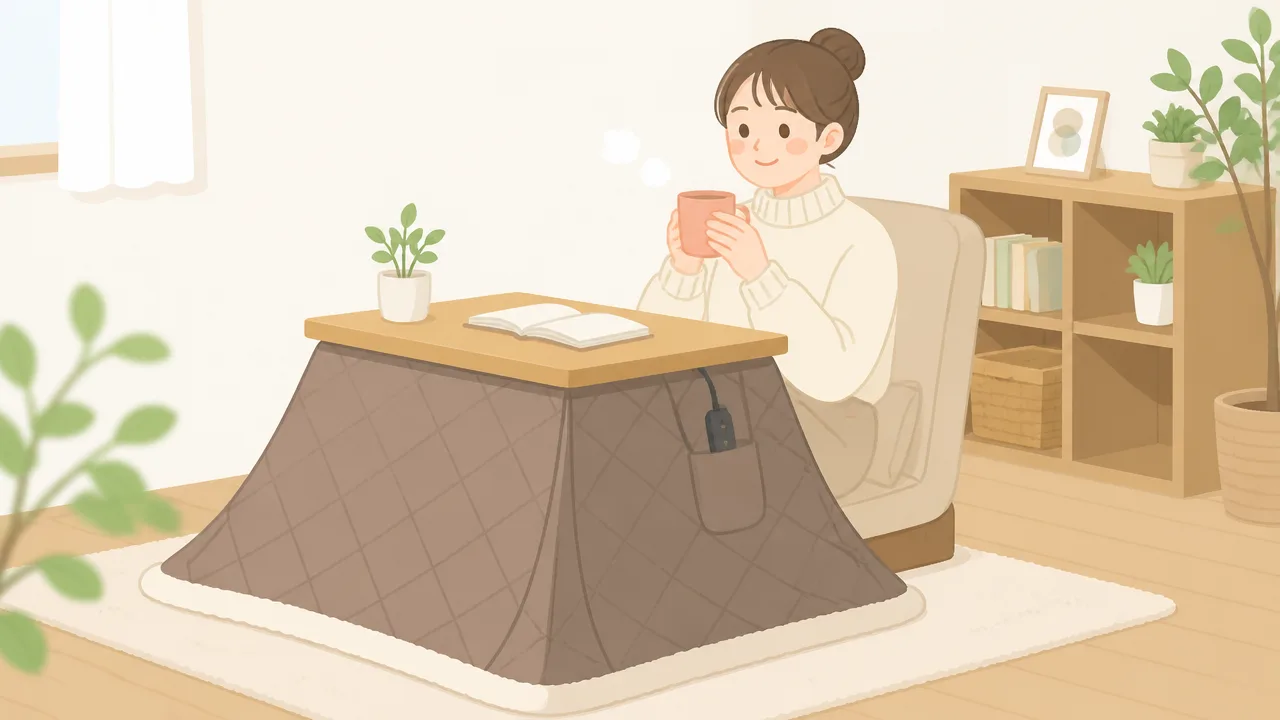 山善の一人用こたつの口コミは?暖かさや電気代を調査