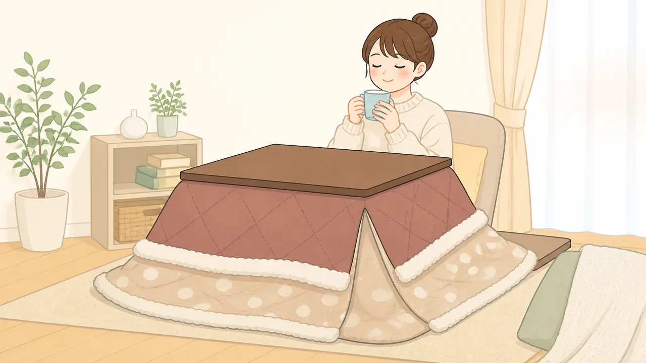 山善の一人用こたつの口コミは?暖かさや電気代を調査