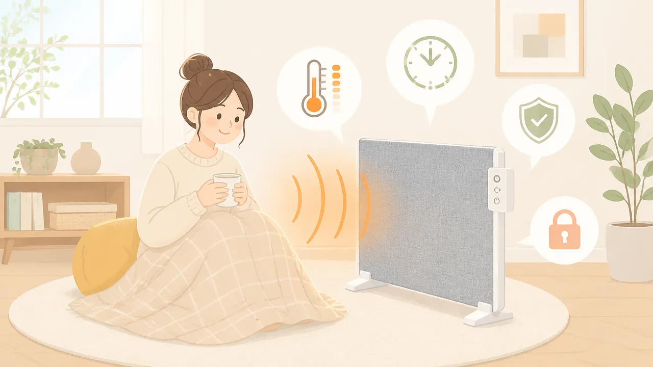 TOKAIZ パネルヒーターの口コミは?暖かさや使い勝手を詳しく紹介